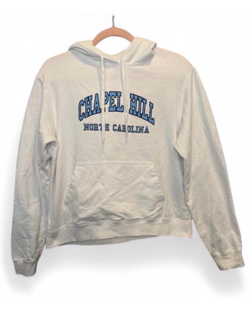 UNC Chapel Hill Tarheels White Athletic Hoodie Unisex Medium